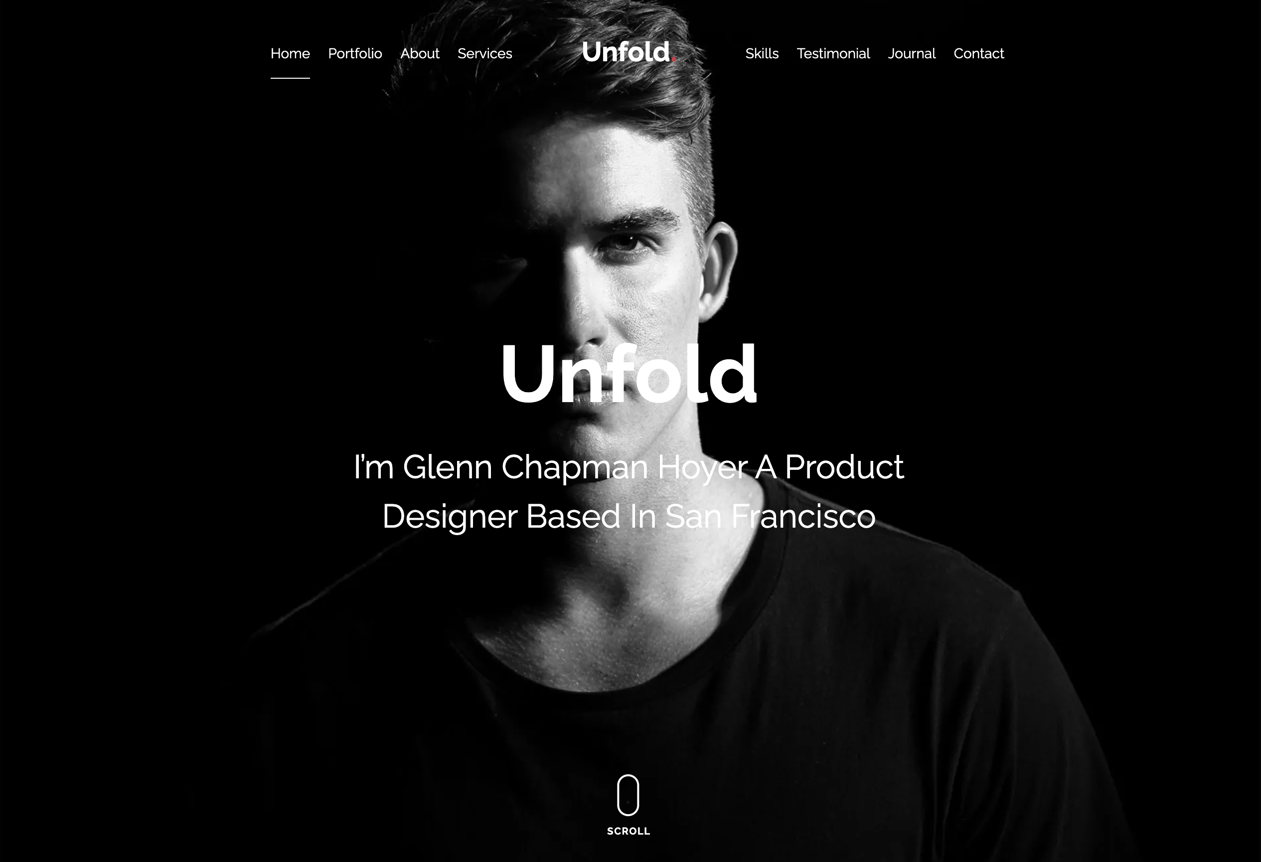 Professional website design example - Reetse portfolio